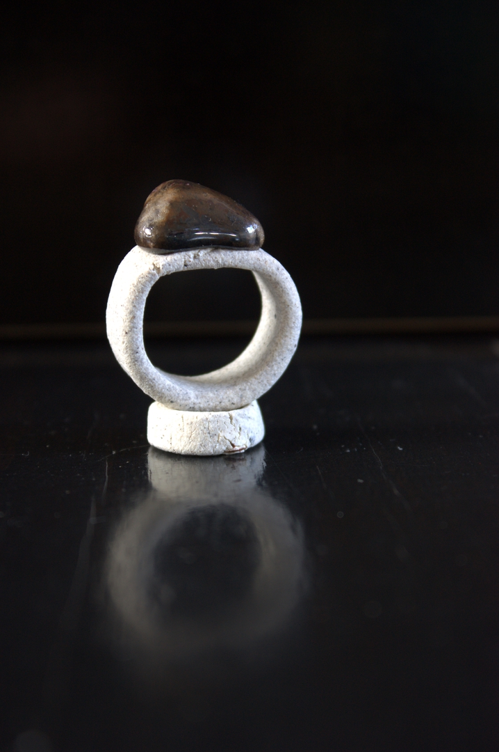 Earth Disco Ring #1 (size W1/2) image 1
